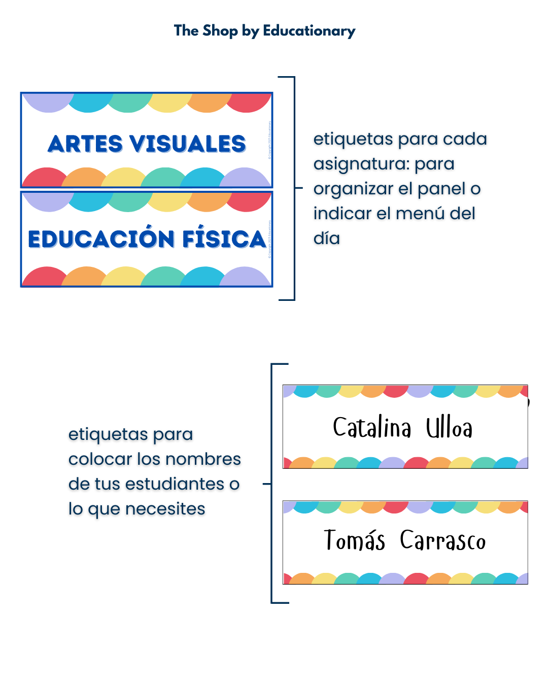 Material decorativo: Set bienvenida para sala - Fiesta (Ed.Media)