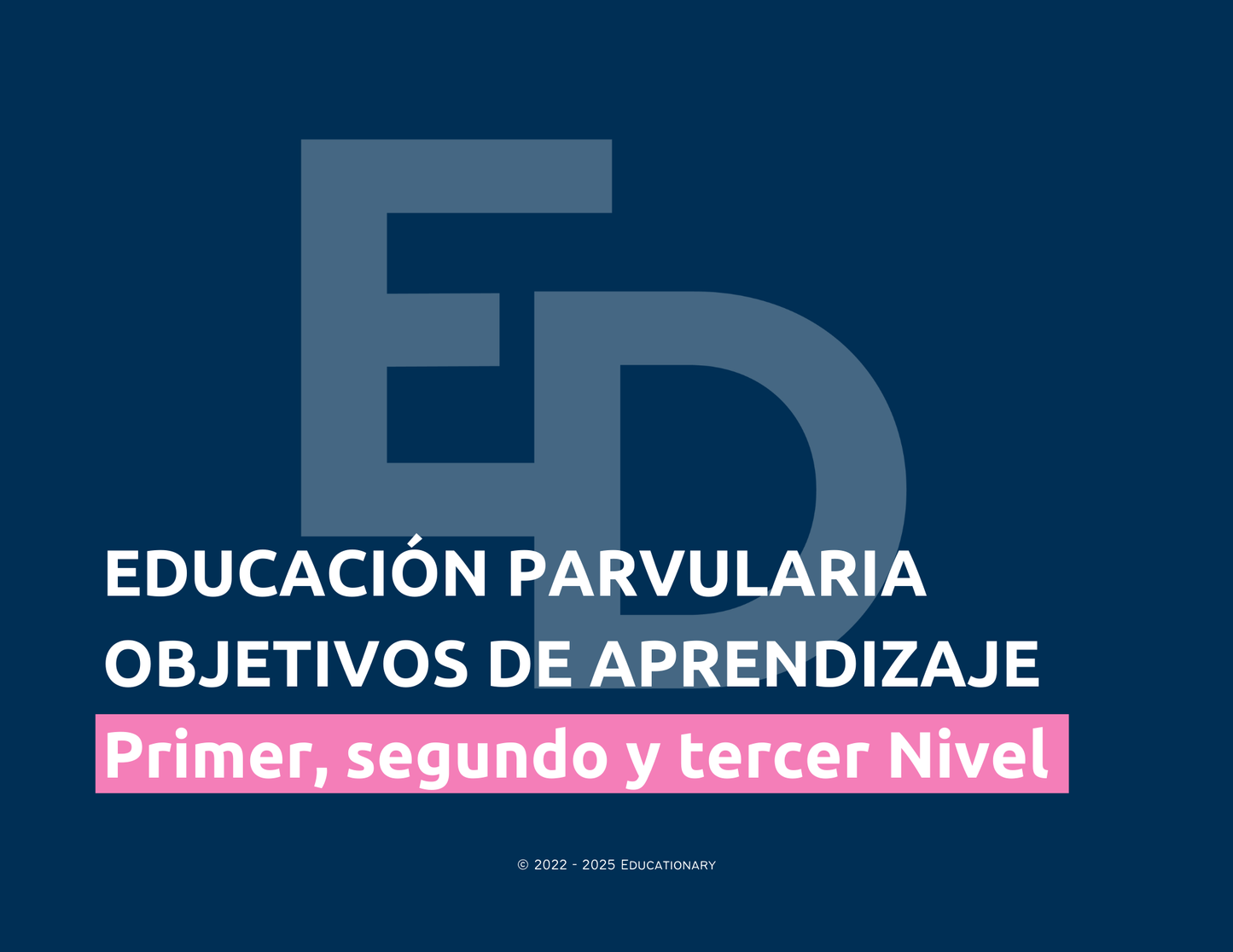 Registro OAs - Primer, Segundo y Tercer Nivel 2025