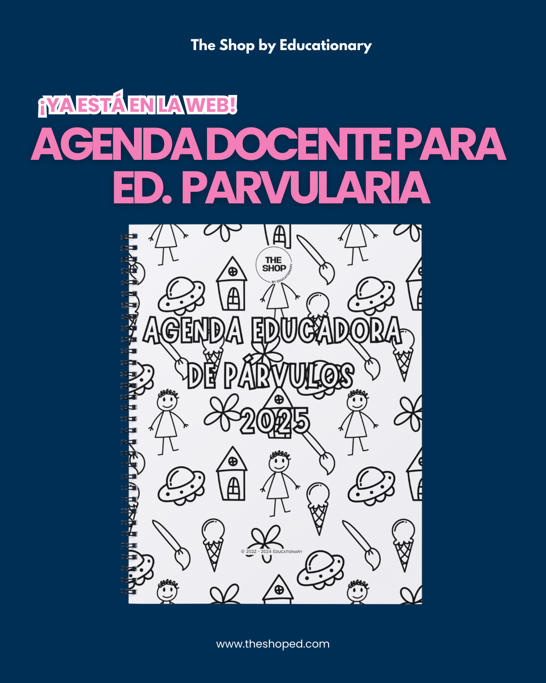 Agenda para Educadora de Párvulos 2025
