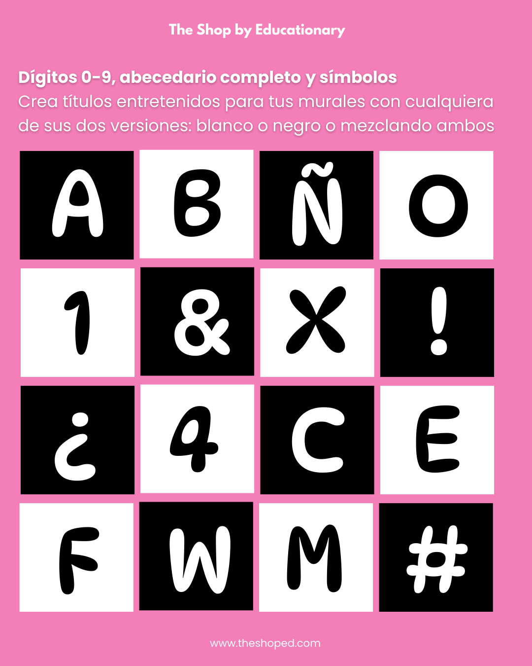 Material decorativo: Set bienvenida para sala - Ajedrez (Ed.Básica)