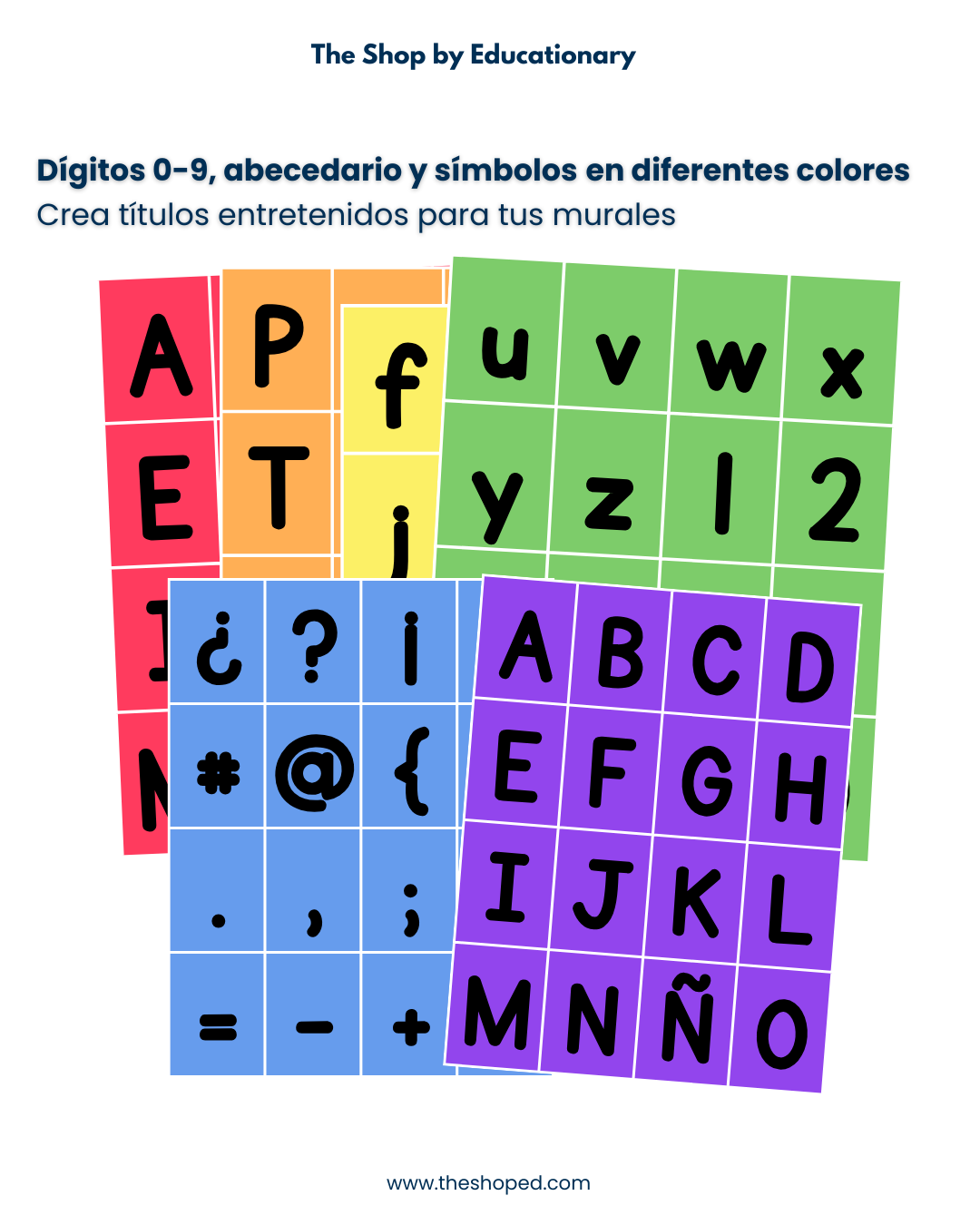 Material decorativo: Set bienvenida para sala - Corzanoes arcoíris (Ed.Básica)