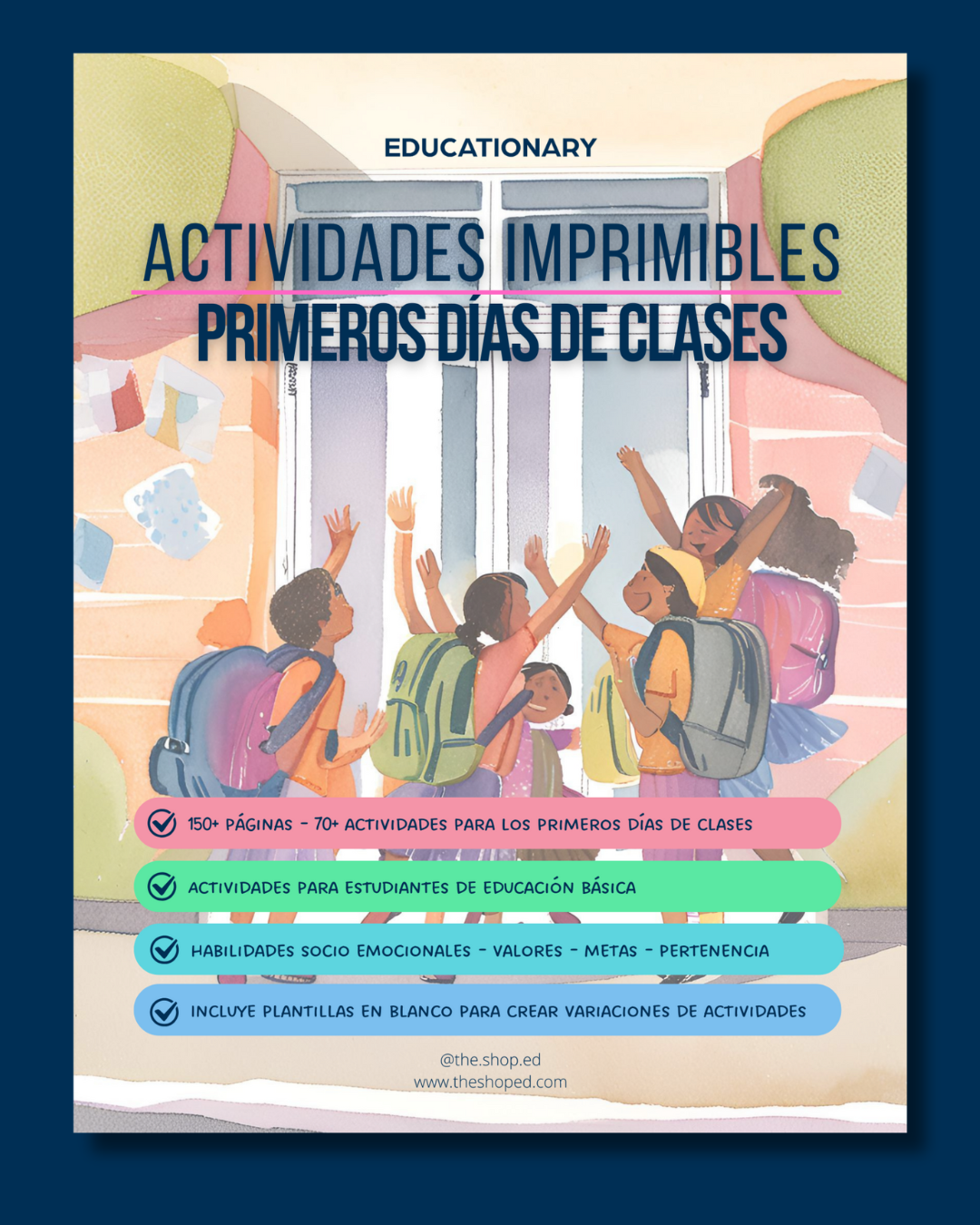 Actividades imprimibles: primeros días de clases