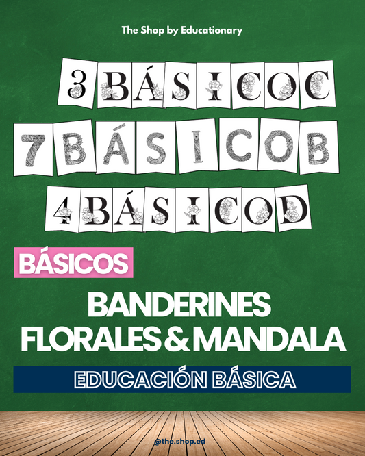 BÁSICOS: BANDERINES PARA IDENTIFICAR TU CURSO - Educación Básica