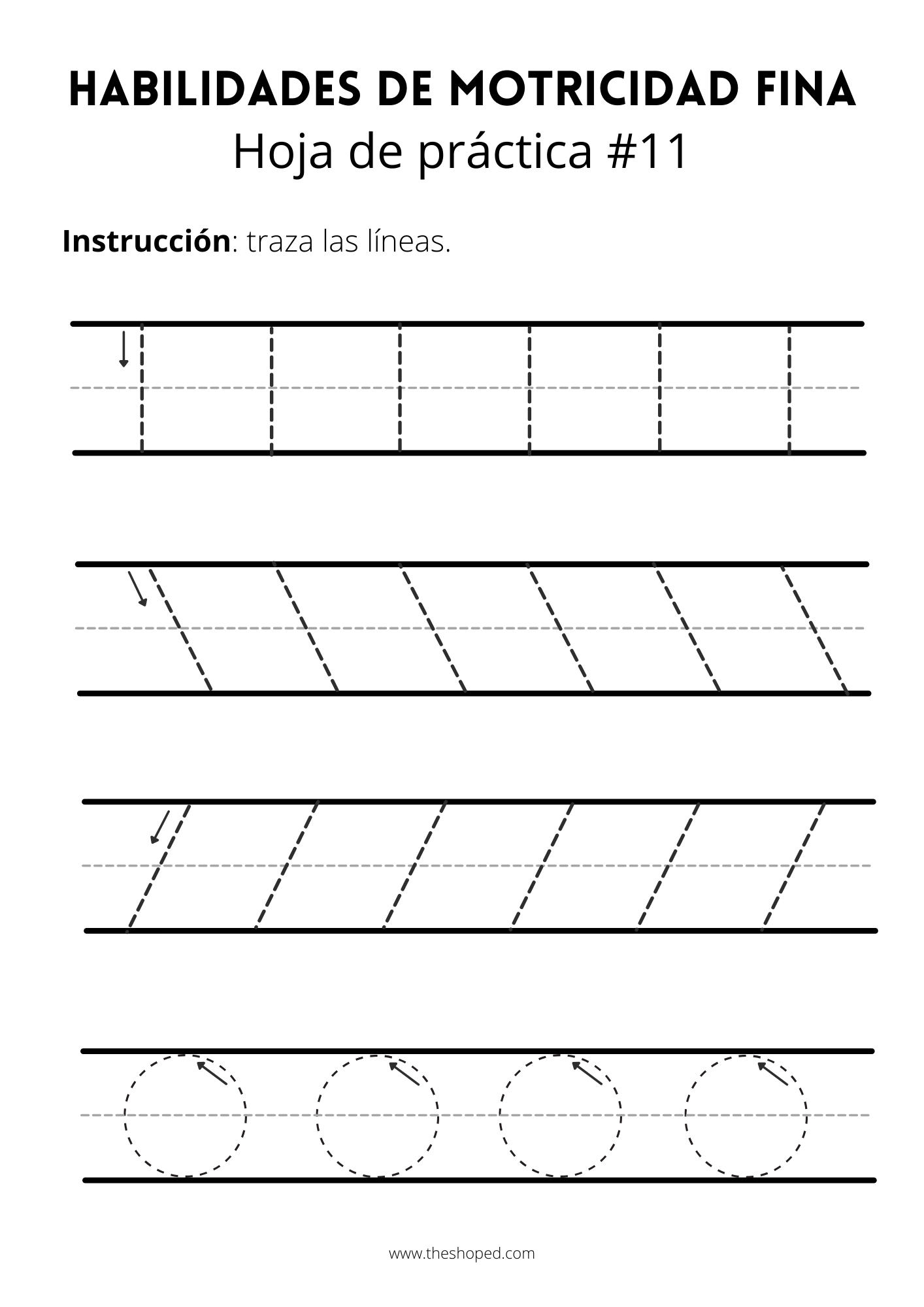 Cuadernillo de Apresto - Habilidades de Motrcicidad Fina