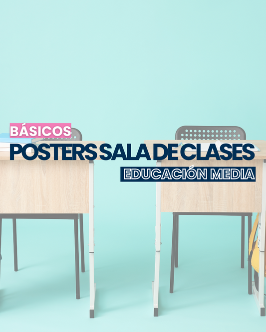 Básicos: posters Sala de clase - Ed. Media 2024