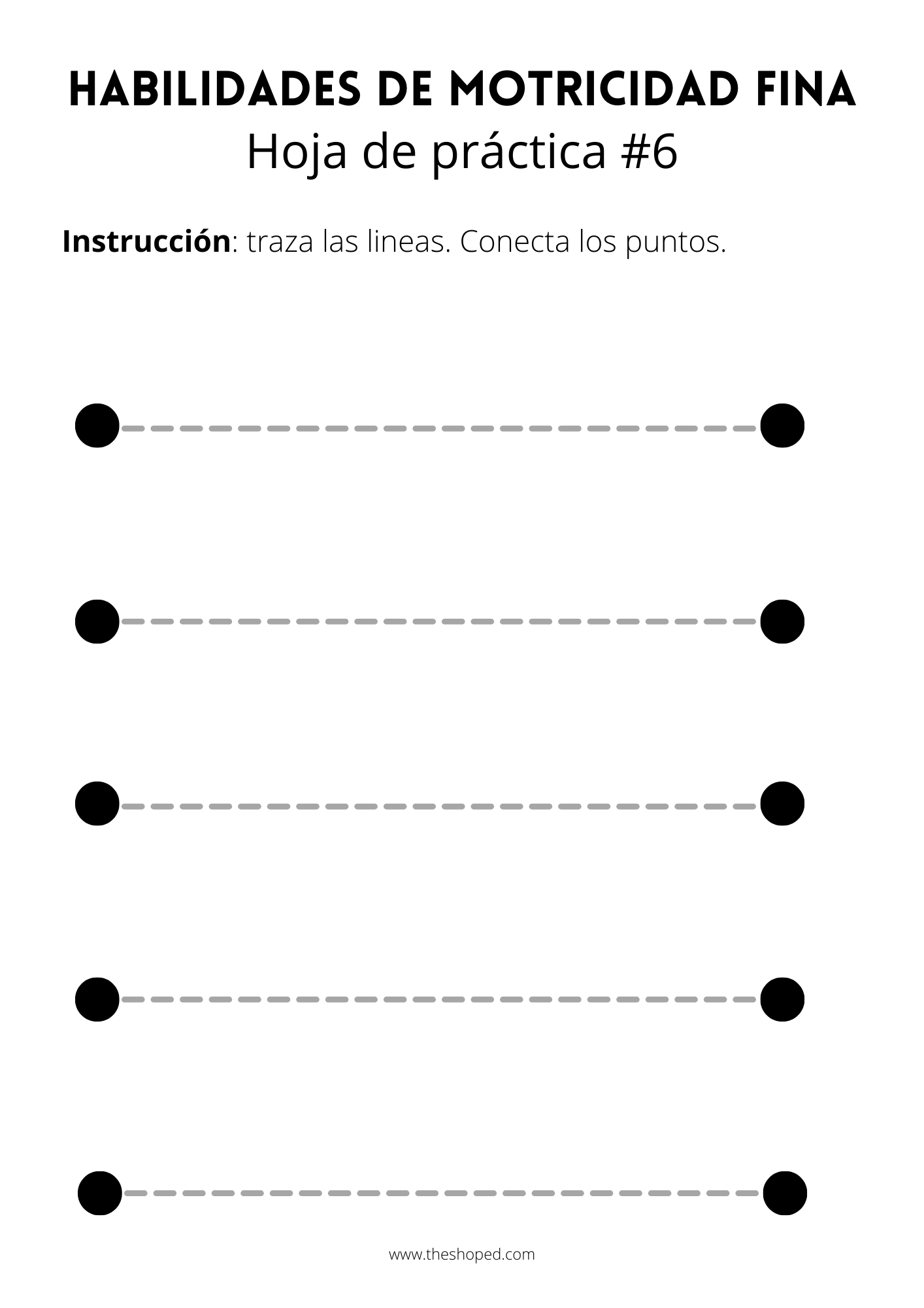 Cuadernillo de Apresto - Habilidades de Motrcicidad Fina