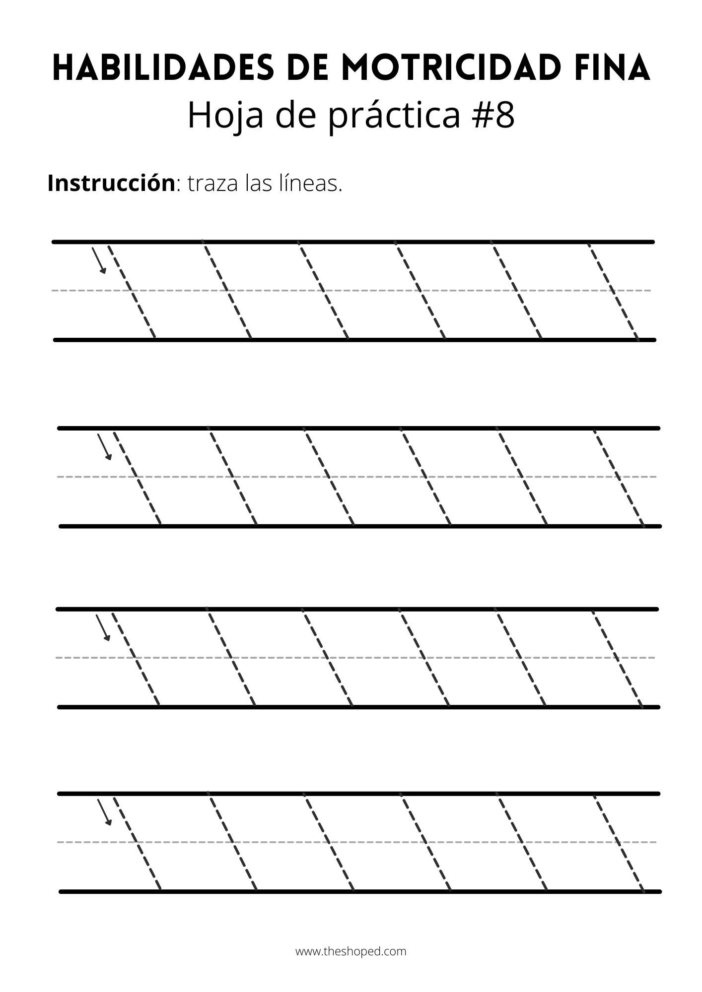 Cuadernillo de Apresto - Habilidades de Motrcicidad Fina