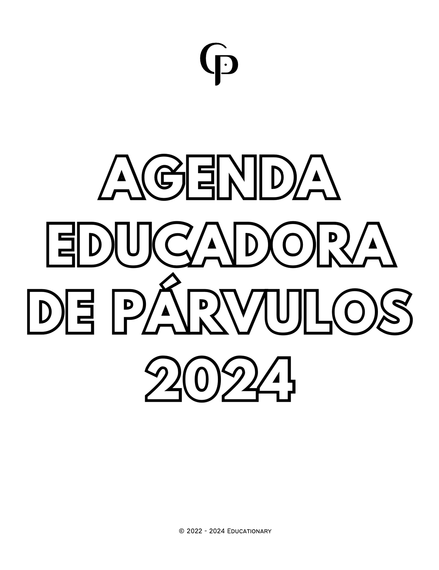 Agenda para Educadora de Párvulos 2024