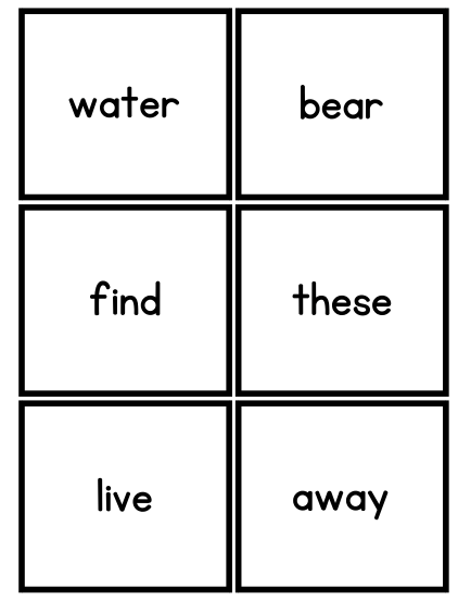 High Frequency Words Set 2