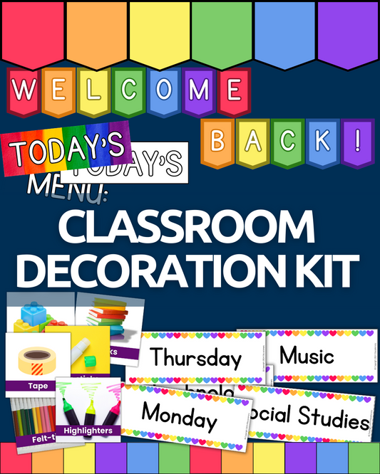 Classroom Decoration Kit (inglés)