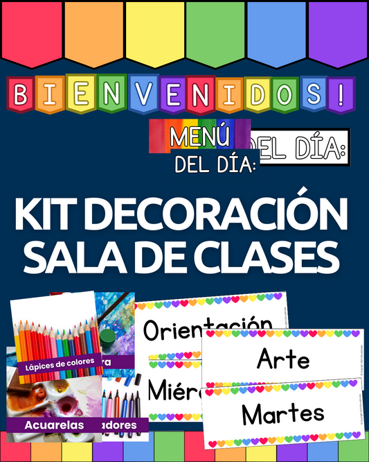 Kit de decoración para la sala de clases