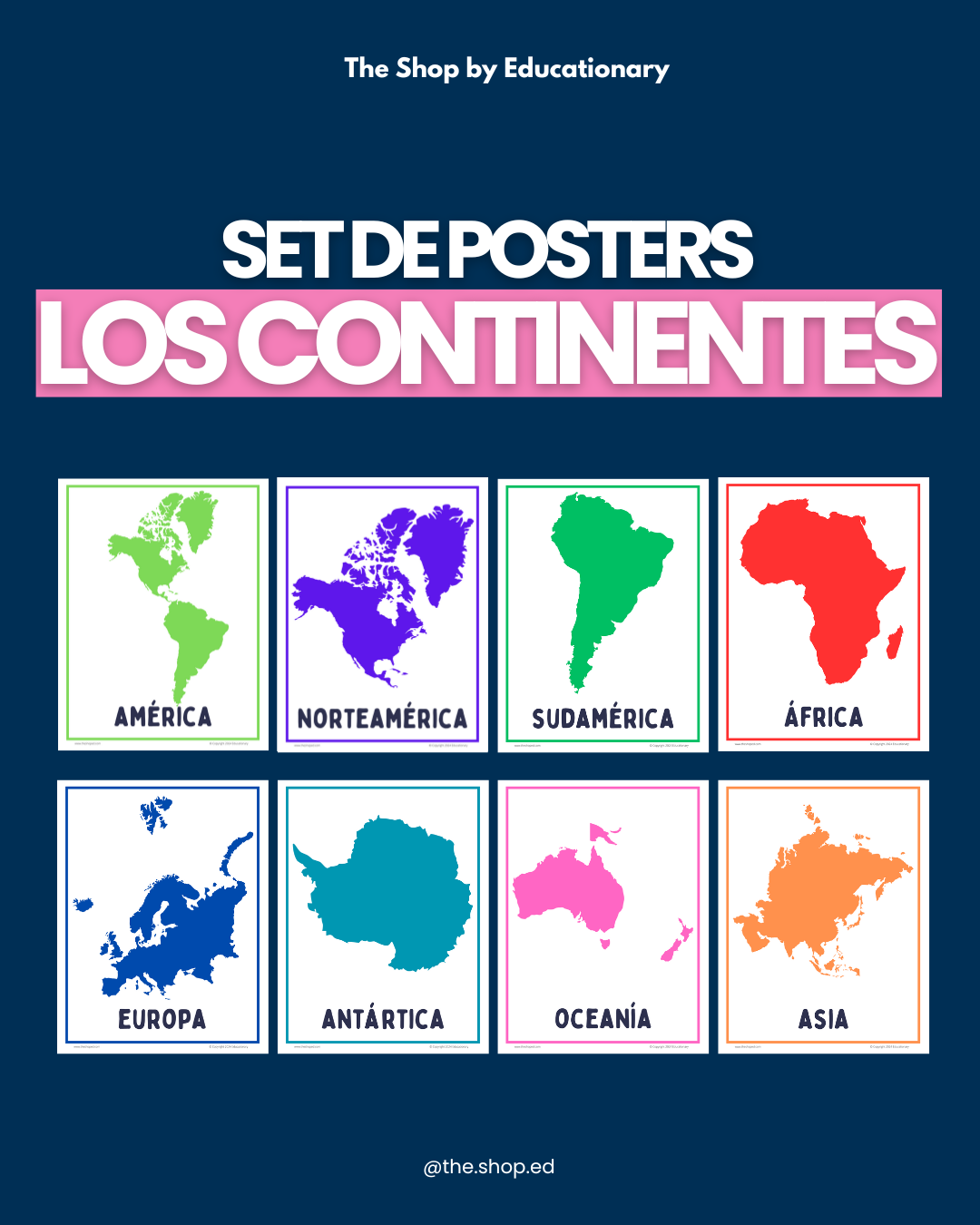 POSTERS: Los continentes